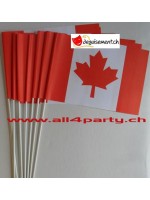 10 drapeaux Canada 14x21cm