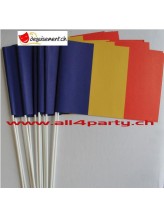 10 drapeaux Romanie 14x21cm