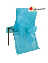 10 housse de chaises - turquoise - pour anniversaire, mariage... 10 housse de chaises - turquoise - pour anniversaire, mariage...