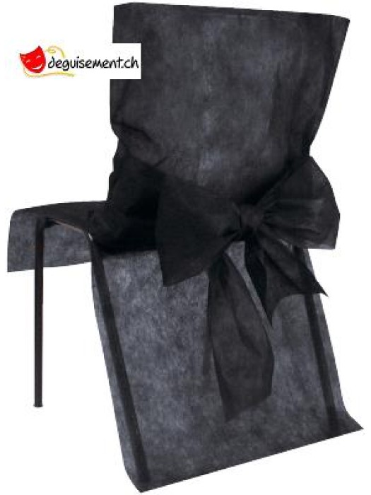 10 housses de chaise - noir - pour anniversaire, mariage...