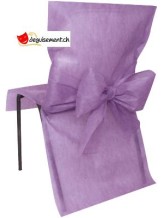 10 housses de chaise - parme - pour anniversaire, mariage... 10 housses de chaise - parme - pour anniversaire, mariage...
