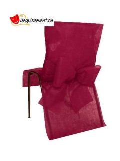 10 housses de chaises bordeaux pour mariage, anniversaire,... 10 housses de chaises bordeaux pour mariage, anniversaire,...
