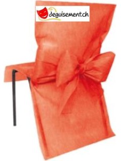 10 housses de chaises rouge pour mariage, anniversaire,...