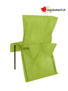 10 housses de chaises - vert - pour mariage, anniversaire,... 10 housses de chaises - vert - pour mariage, anniversaire,...