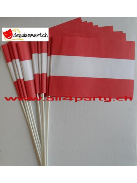 10 drapeaux Autriche14x21cm