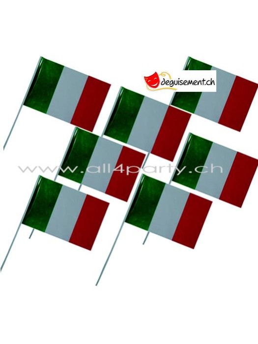 10 drapeaux Italie 14x21cm