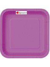 14 assiettes violet carré 22.2 cm 14 assiettes violet carré 22.2 cm