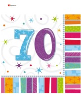 16 serviettes 70 ans 16 serviettes 70 ans