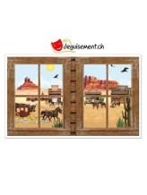 2 Western Window Props 2 Western Window Props