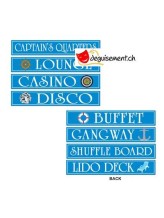 4 Cutout cruise signs<br> 4 Cutout cruise signs<br>