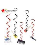 5 décoration spirales instrument de musique 5 décoration spirales instrument de musique