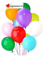 Ballons standard multicouleurs 30 cm - 50pces