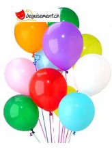 50 ballons standard multicouleurs 30 cm