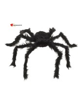 Araignée noire, géante et velue - 52cm Araignée noire, géante et velue - 52cm