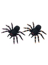 Ragni floccati 11 cm - 2 pezzi
