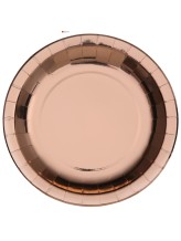 Assiette brillante - rose gold - 26cm - 10 pièces Assiette brillante - rose gold - 26cm - 10 pièces