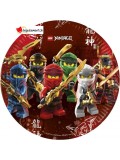 Assiettes cartons Ninjago - 8 pces