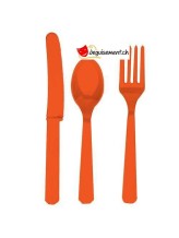 Assortiment de 18 services orange Assortiment de 18 services orange