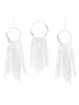 White dream catcher kit - 3 pieces White dream catcher kit - 3 pieces