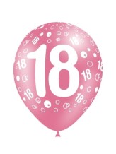 Palloncini numero 18 - 8 pezzi - colori assortiti Palloncini numero 18 - 8 pezzi - colori assortiti
