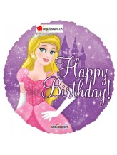 Ballon alu birthday princesse Ballon alu birthday princesse