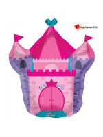 Pink castle balloon