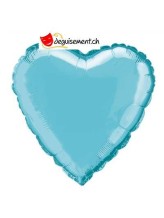 Ballon alu coeur bleu clair - 45.7 cm Ballon alu coeur bleu clair - 45.7 cm