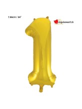 Follienballon Zahl  Follienballon Zahl