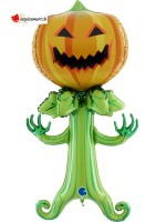 Alu-Ballon Riesenfigur Spooky Pumpkin 55x66cm