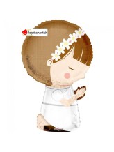 Ballon alu fille communion Ballon alu fille communion
