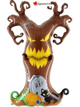 Ballon alu géant Arbre de Halloween 103x147cm Ballon alu géant Arbre de Halloween 103x147cm