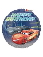 Aluminium balloon happy birthday Cars