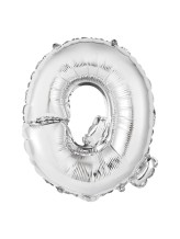 Ballon alu argent lettre Q - 86 cm Ballon alu argent lettre Q - 86 cm