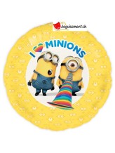 I love Minions aluminum balloon