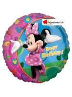 Balloon Minnie - Happy Birthday