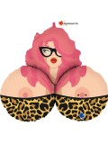 Ballon alu Mme Lolos - 89cm