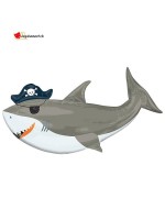 Palloncino squalo pirata