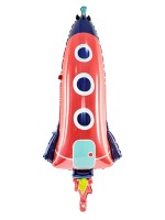 Aluminium balloon Rocket - 115cm