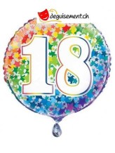 Ballon alu rond 18 - 45.7 cm Ballon alu rond 18 - 45.7 cm