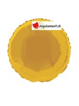 Ballon alu rond or - 45.7 cm Ballon alu rond or - 45.7 cm