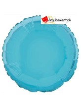 Ballon alu rond bleu clair - 45.7 cm Ballon alu rond bleu clair - 45.7 cm