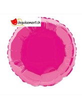 Ballon alu rond fuchsia - 45.7 cm Ballon alu rond fuchsia - 45.7 cm