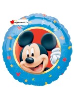 Alu-Ballon rund Mickey Porträt