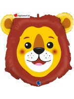 Lion head aluminium balloon