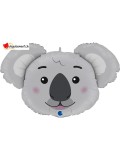 Ballon alu tête de Panda - 74cm