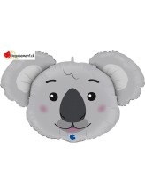 Ballon alu tête de Panda - 74cm Ballon alu tête de Panda - 74cm