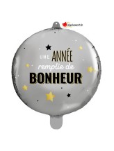 Alu Ballon Une année remplie de bonheur - 45cm Alu Ballon Une année remplie de bonheur - 45cm