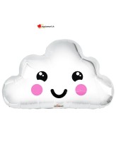 Ballon alu visage de nuage Ballon alu visage de nuage