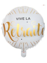 Aluminiumballon Vive la retraite - 45cm