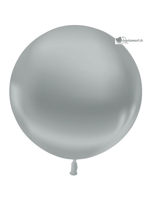 Ballon argent métallique 90cm